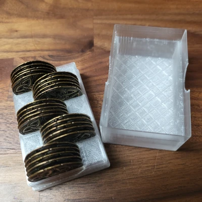 Hộp đựng có nắp cho đồng xu Wizard Deluxe