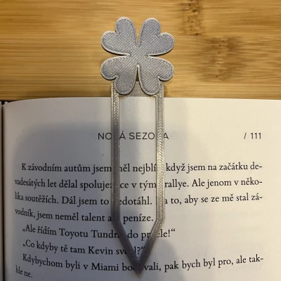 Kẹp Sách - Cỏ Ba Lá - Mỏng Hơn