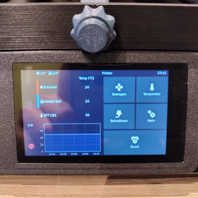 Khung Gắn Màn Hình LCD Waveshare 3.5inch 480x800 cho Anycubic i3 Mega