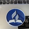 Móc Khóa Adventist Logo Nổi In 2 Màu - Thumbnail 1