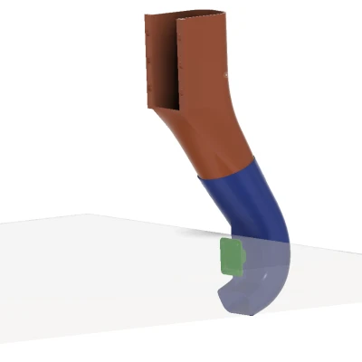 Máng lọc Bambu (Poop Chute) có Máng Trả cho Bàn Ikea Lack