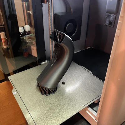 Máng lọc Bambu (Poop Chute) có Máng Trả cho Bàn Ikea Lack