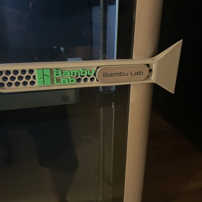 Bộ Cạo Mép Kính Gắn Tay Nắm Cửa Họa Tiết Lục Giác Cho Bambu Labs