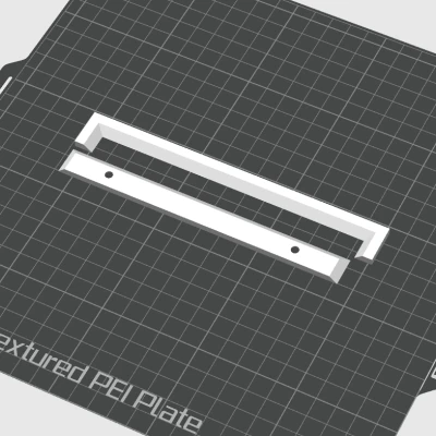Giá Treo Tường Ẩn 160mm Để Dán / Vặn Vít