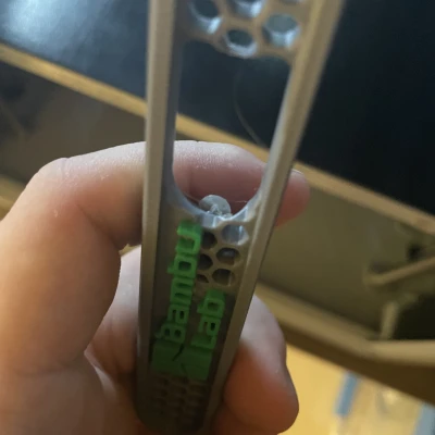 Bộ Cạo Mép Kính Gắn Tay Nắm Cửa Họa Tiết Lục Giác Cho Bambu Labs