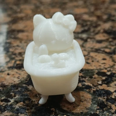 Hello Kitty Đi Tắm