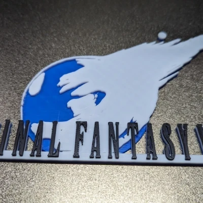 Logo Final Fantasy 7 Nhiều Màu