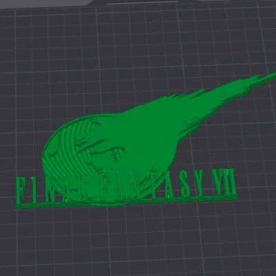 Logo Final Fantasy 7 Nhiều Màu