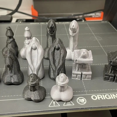 Bộ cờ vua Chesstickles, bản làm lại (Phallis Chess)