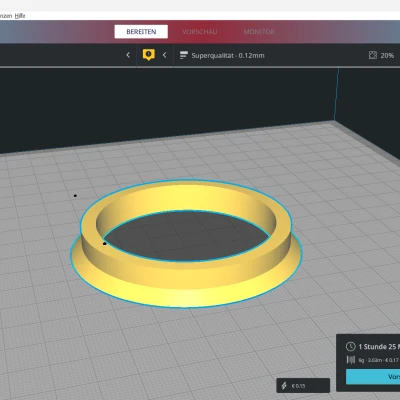 Cục Canh Mâm 57.1mm ra 66.6mm - Hub Centric Ring