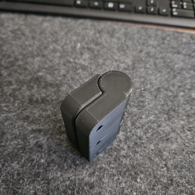 Bản lề tủ xoay 180 độ in liền