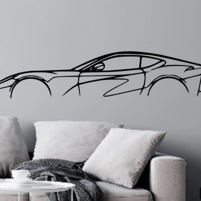 Tranh Treo Tường Silhouette Xe Ferrari 812 Superfast