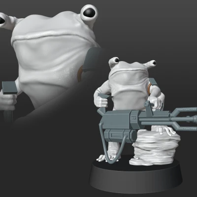 Quái Vật Ếch Vũ Khí Nặng (Pre-Supported) (Tỉ Lệ Star Wars Legion)