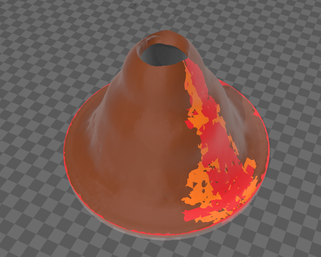 Volcan 3D - Mô Hình Núi Lửa Cho Dự Án Khoa Học