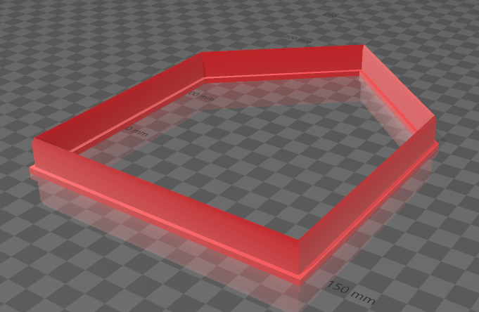 Khuôn Cắt Bánh Gừng Hình Ngôi Nhà