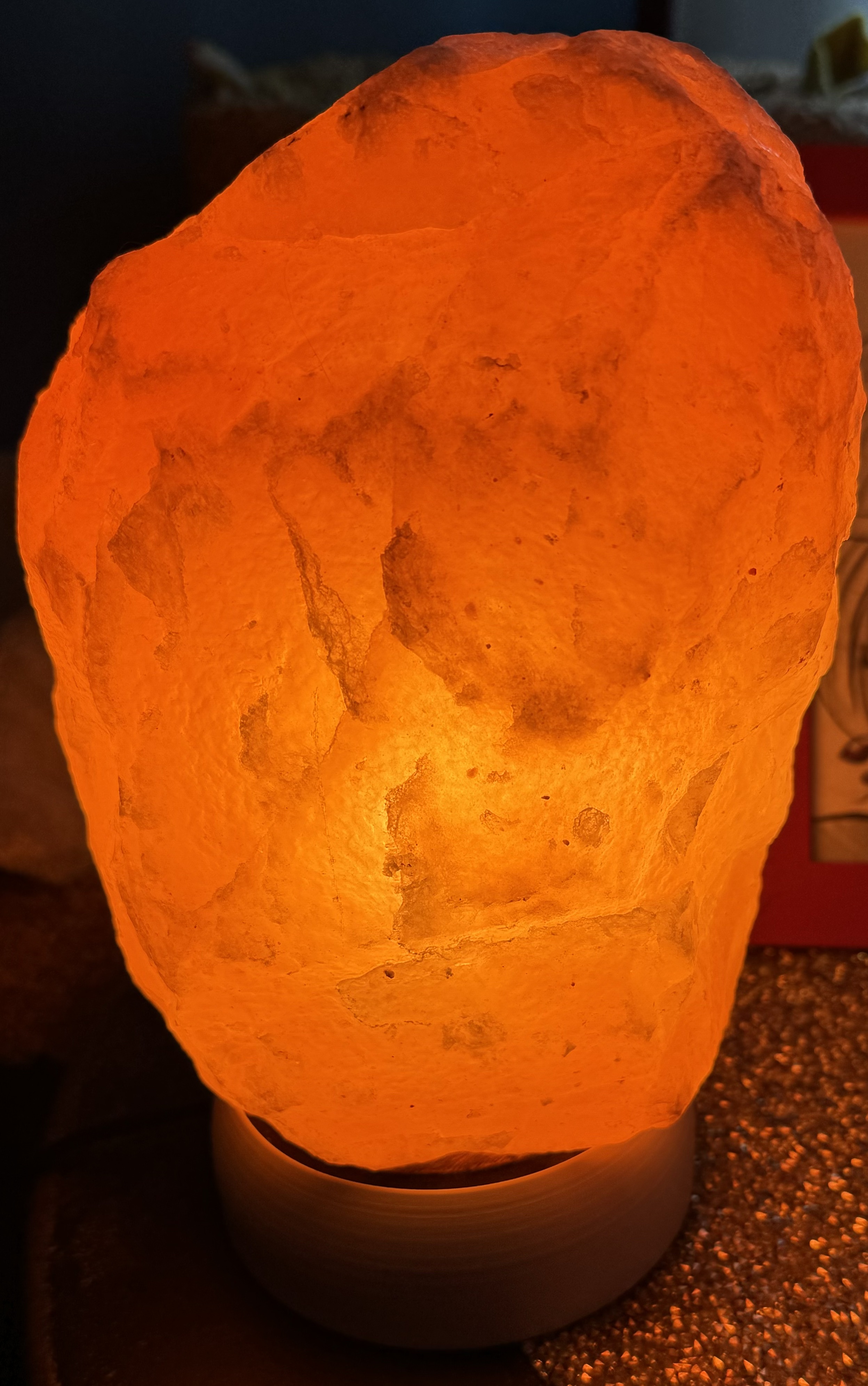 Đế Đèn Đá Muối Cho Loại Gỗ Tròn 100mm