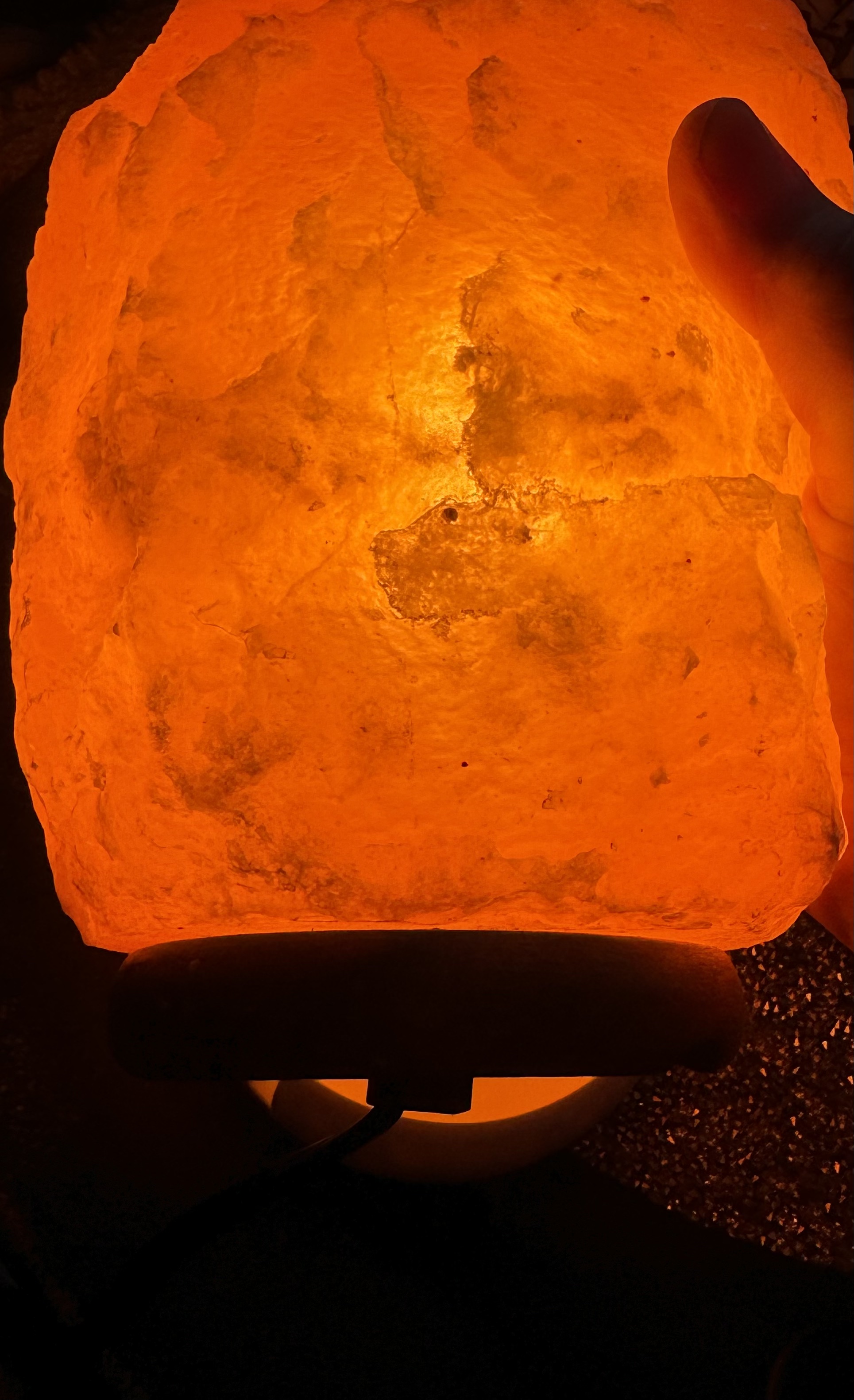 Đế Đèn Đá Muối Cho Loại Gỗ Tròn 100mm