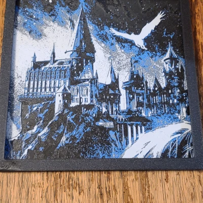 Khung Lâu đài Harry Potter (200x200) Hueforge