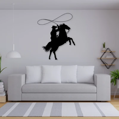 Mô Hình Cowboy Silhouette Treo Tường