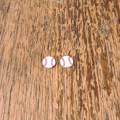 Hoa tai bóng chày hoop và stud