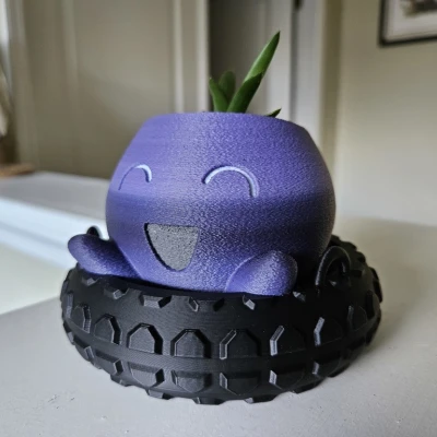 Chậu Treo Lốp Xe Oddish Pokemon