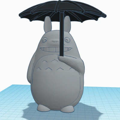 Hộp Đựng Tiền Hình Totoro Dưới Ô