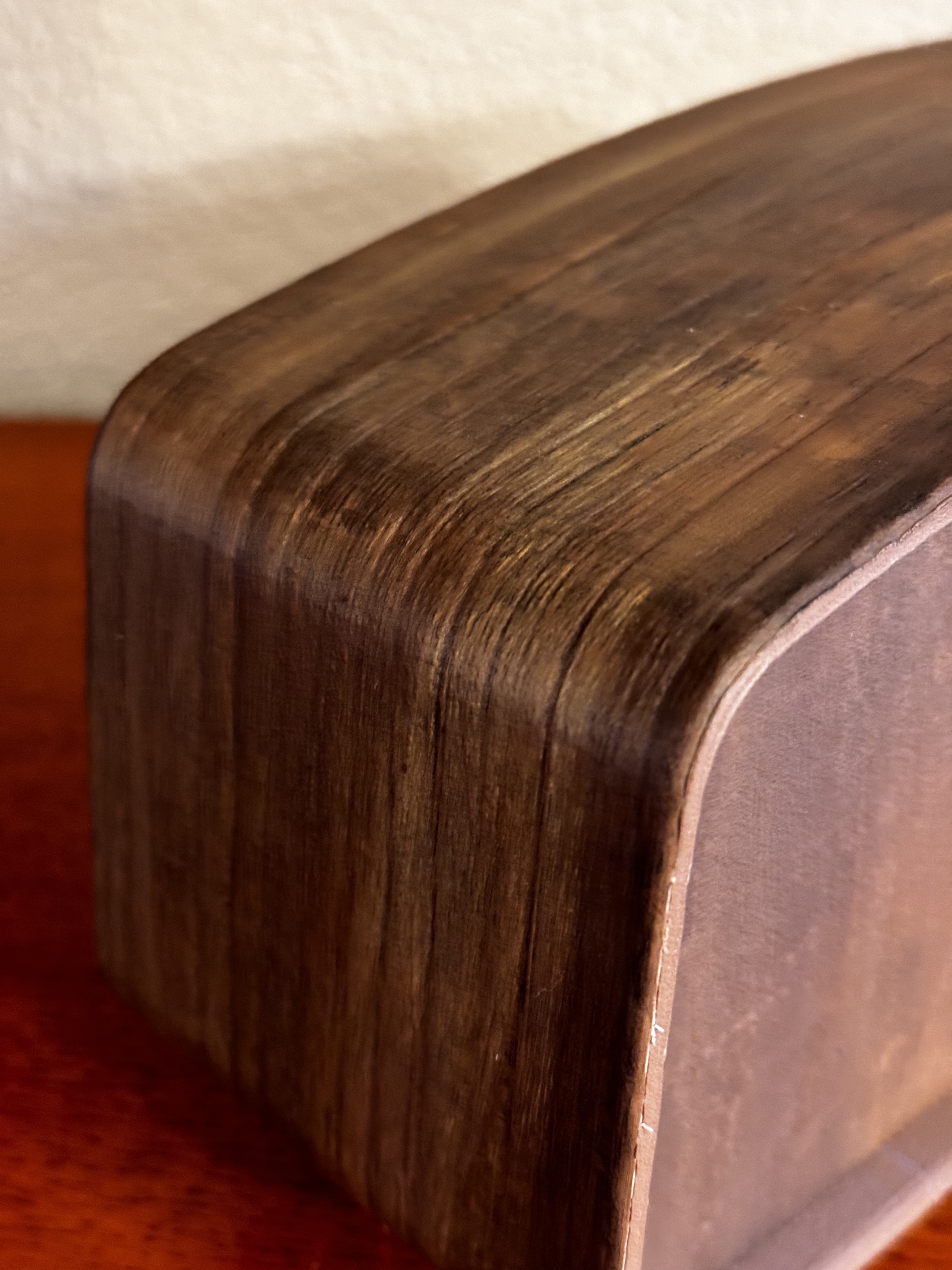 Đồng hồ Mantle bằng gỗ thực sự bằng gỗ giữa thế kỷ - dễ dàng lắp ráp