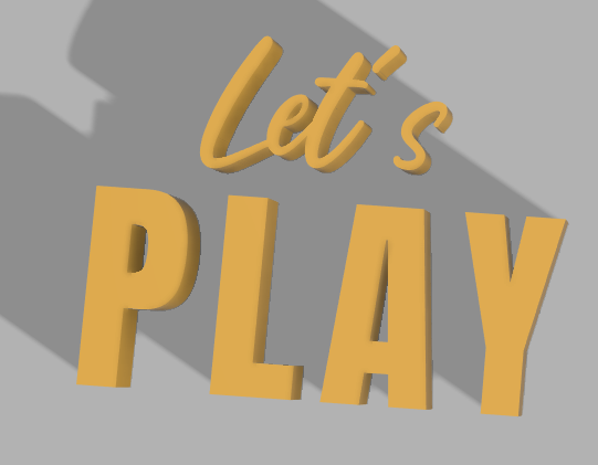 Chữ 'Let's Party' Độc Đáo Cho Mọi Bữa Tiệc