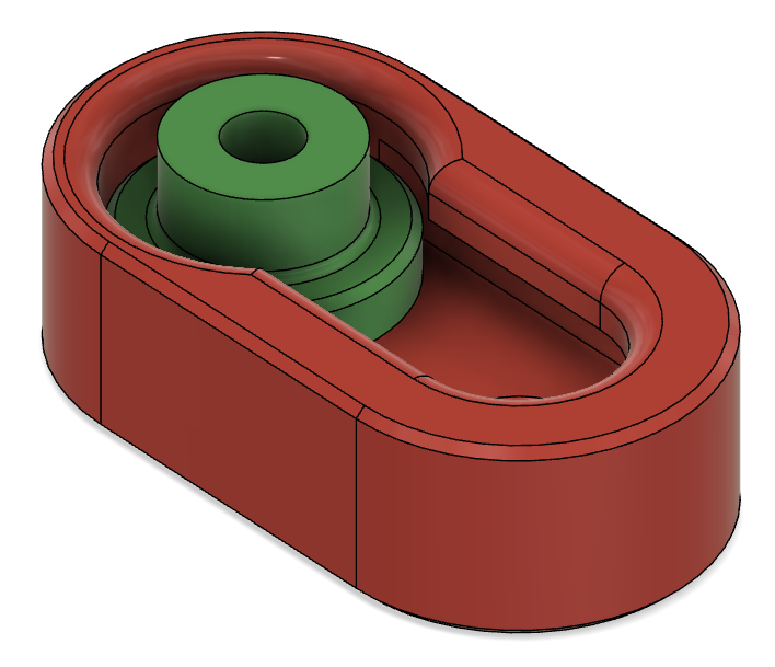 Giá treo tường hình lỗ khóa đơn giản