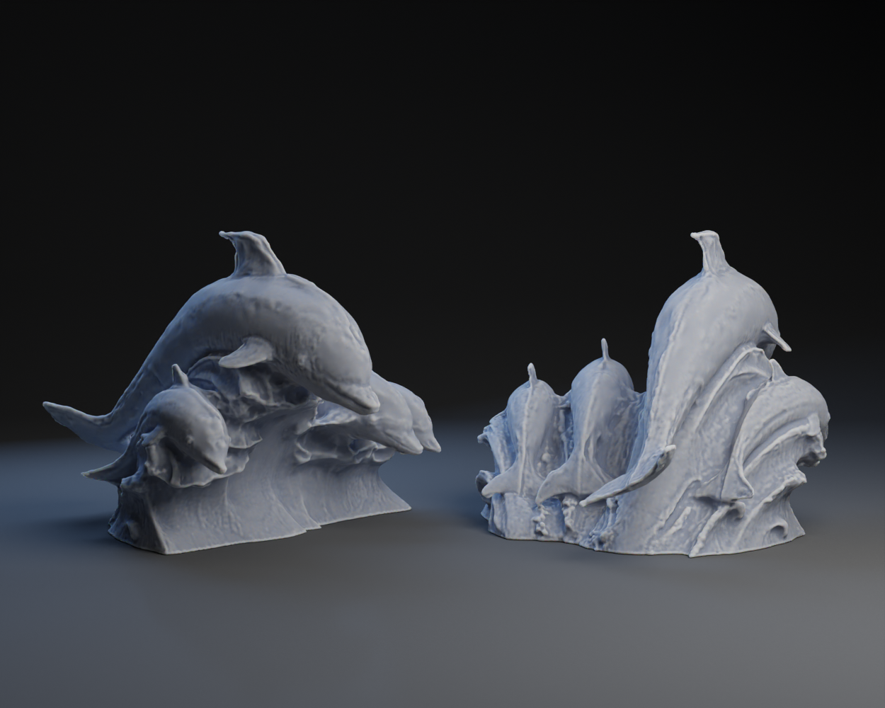 Đàn Cá Heo Lướt Sóng