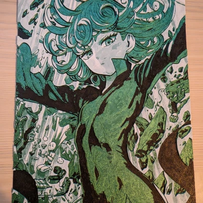 Tatsumaki/Tornado, One Punch man - HueForge (Bản in màu)