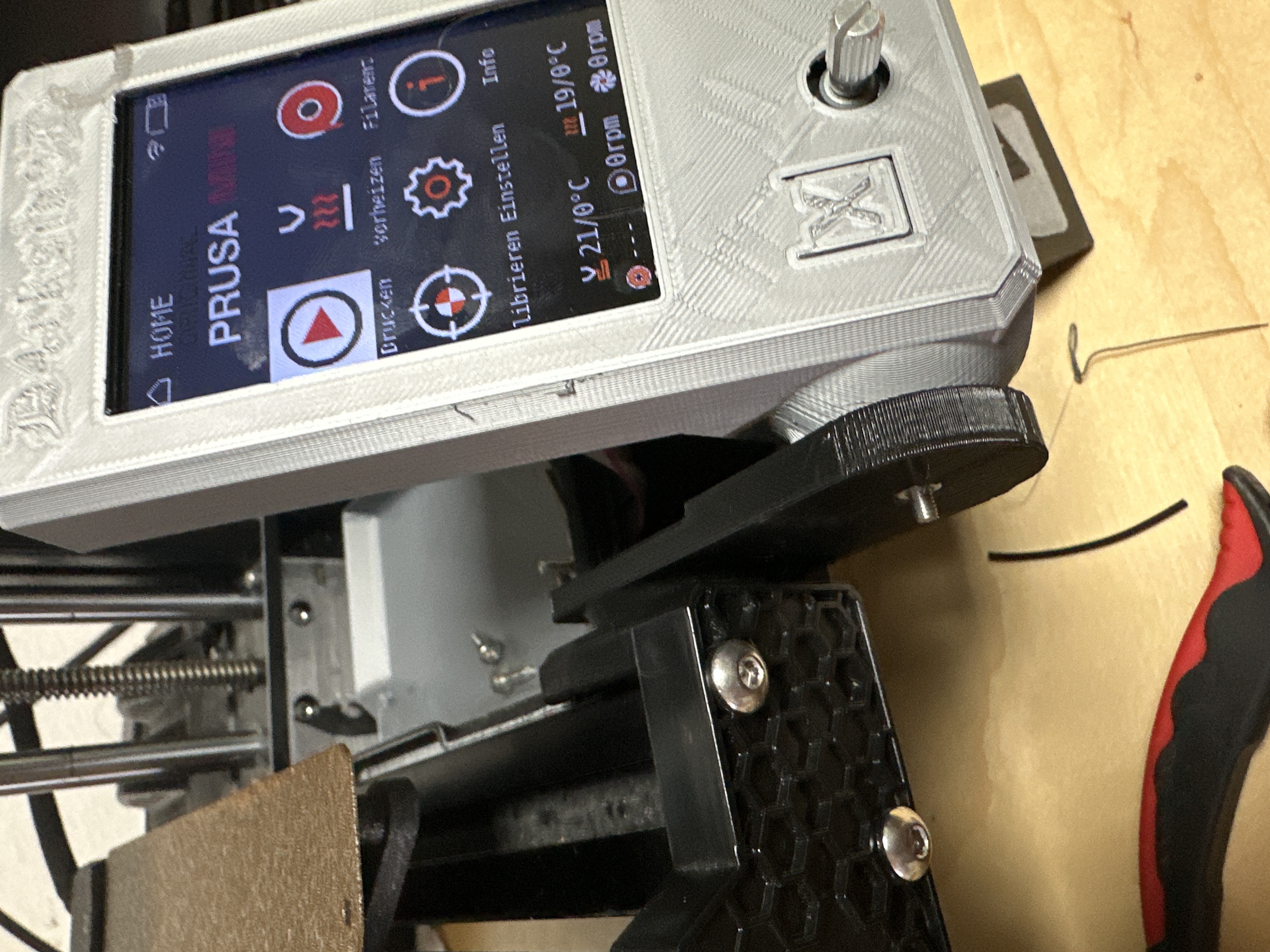 Hiển thị gắn kết cho prusa mini