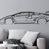 Tranh Treo Tường Hình Silhouette Lamborghini Countach - Thumbnail 1