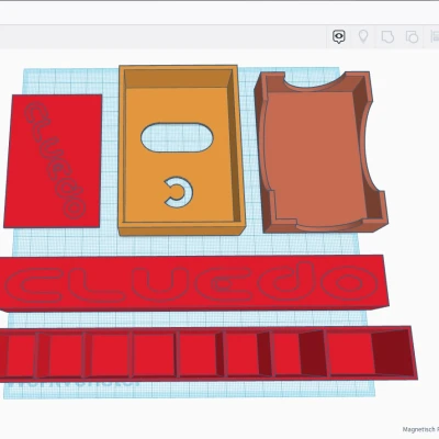 Các bộ phận Cluedo