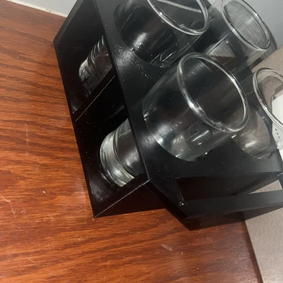 Đế giữ bia vuông