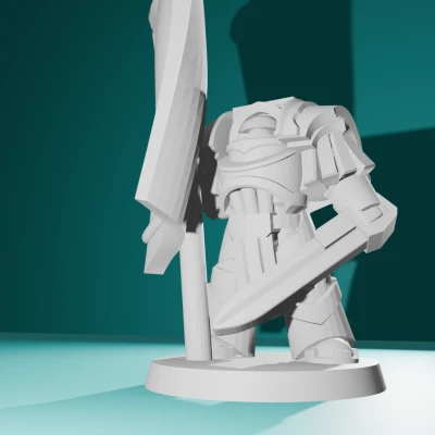 Giáp Nặng Công Thành 32mm Biệt Đội Thập Tự Chinh Thiên Hà