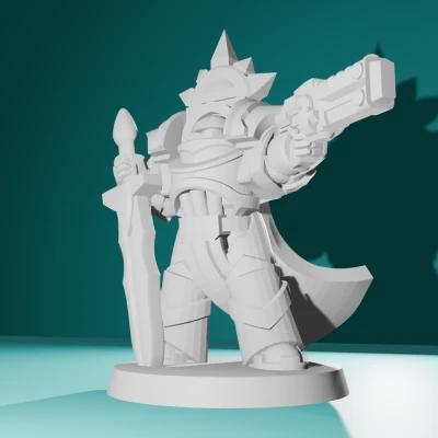 Giáp Nặng Công Thành 32mm Biệt Đội Thập Tự Chinh Thiên Hà