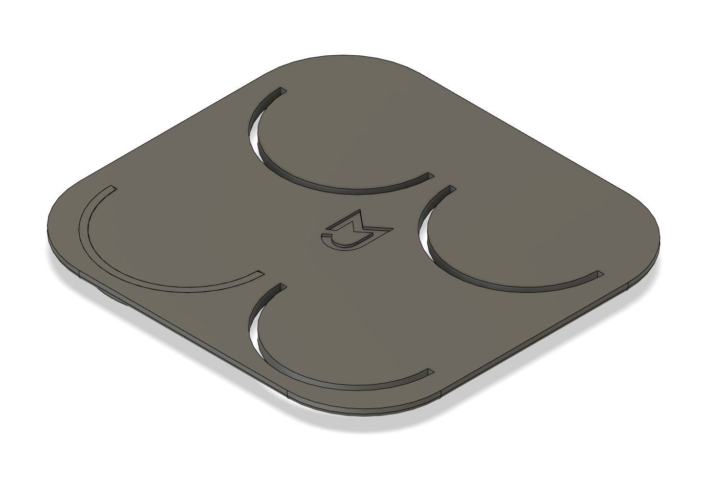 Giá Treo Tường 4 Rổ Lọc 54 mm