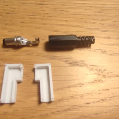 90 độ cho 5,5 x 2.1/2.5 phích cắm rỗng/giắc cắm điện