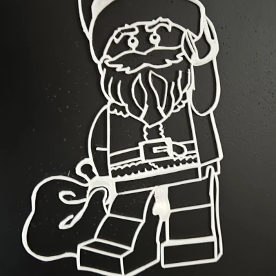 Tranh tường Lego Ông Già Noel