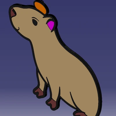 Mô hình Capybara Dễ Thương