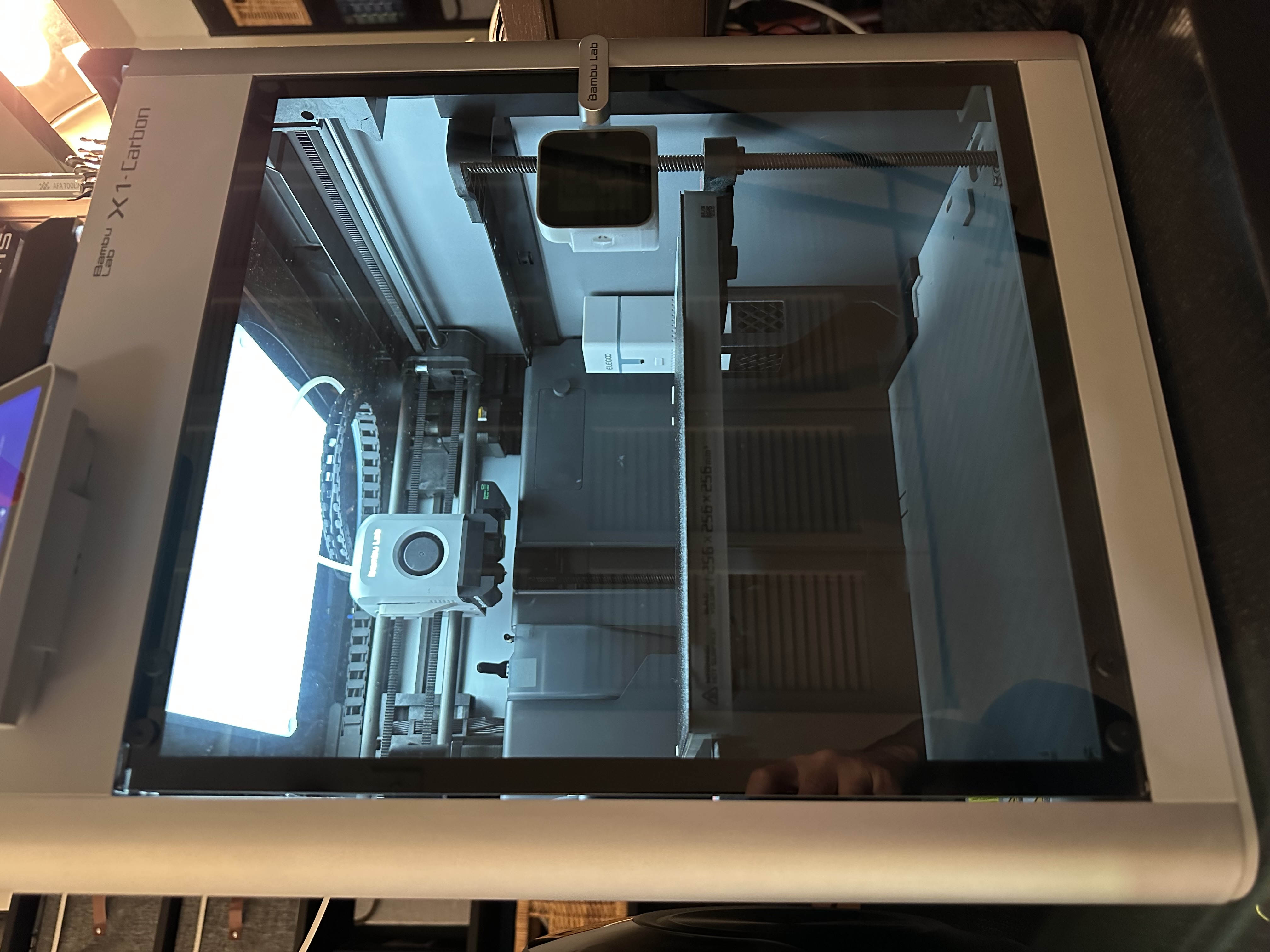 Giá đỡ/mount Cảm biến Nhiệt độ Ẩm Govee Wi-Fi cho Bambu Lab X1 Carbon (Gắn cửa)