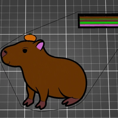 Mô hình Capybara Dễ Thương