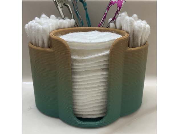 Chân đế đựng tăm bông và bông tẩy trang