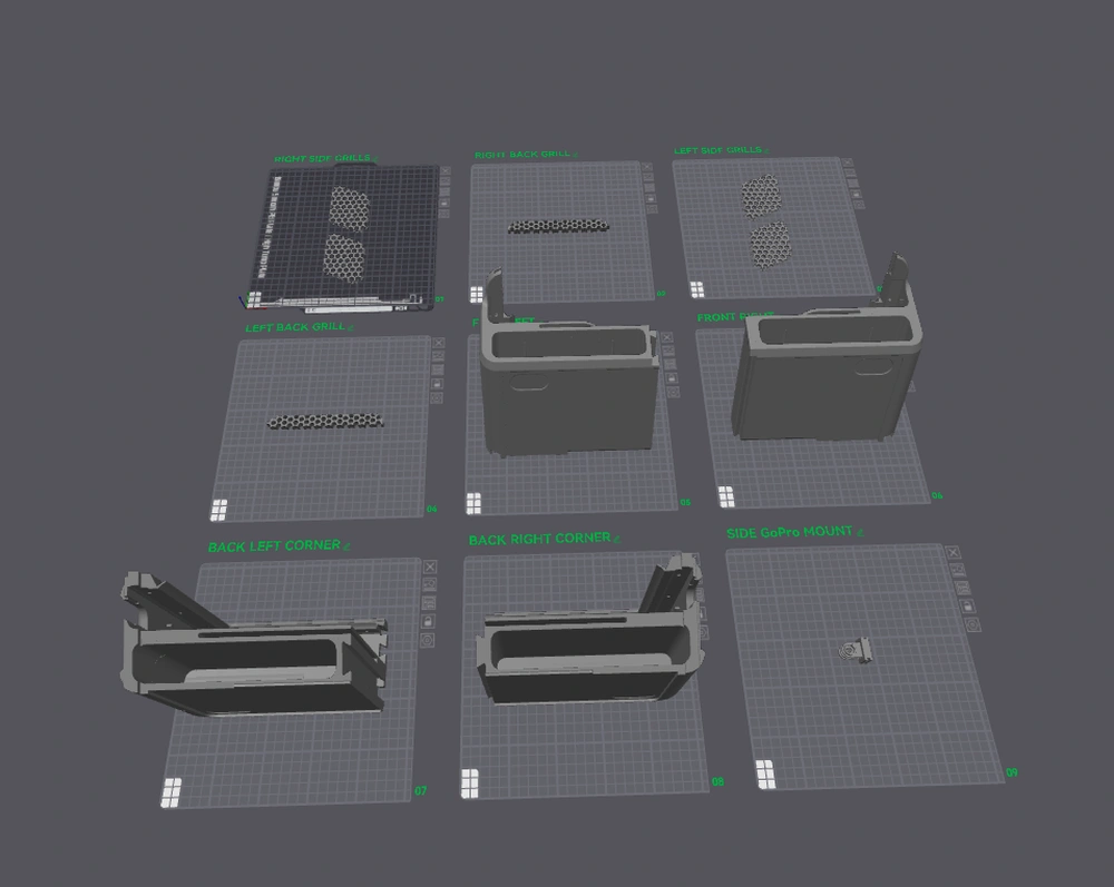 BAMBU LAB P1P -P1S - X1 - X1C - X1E AMS RISER REMIX - THẤP VÀ IN NHANH HƠN