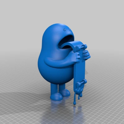 cậu bé trượt ván