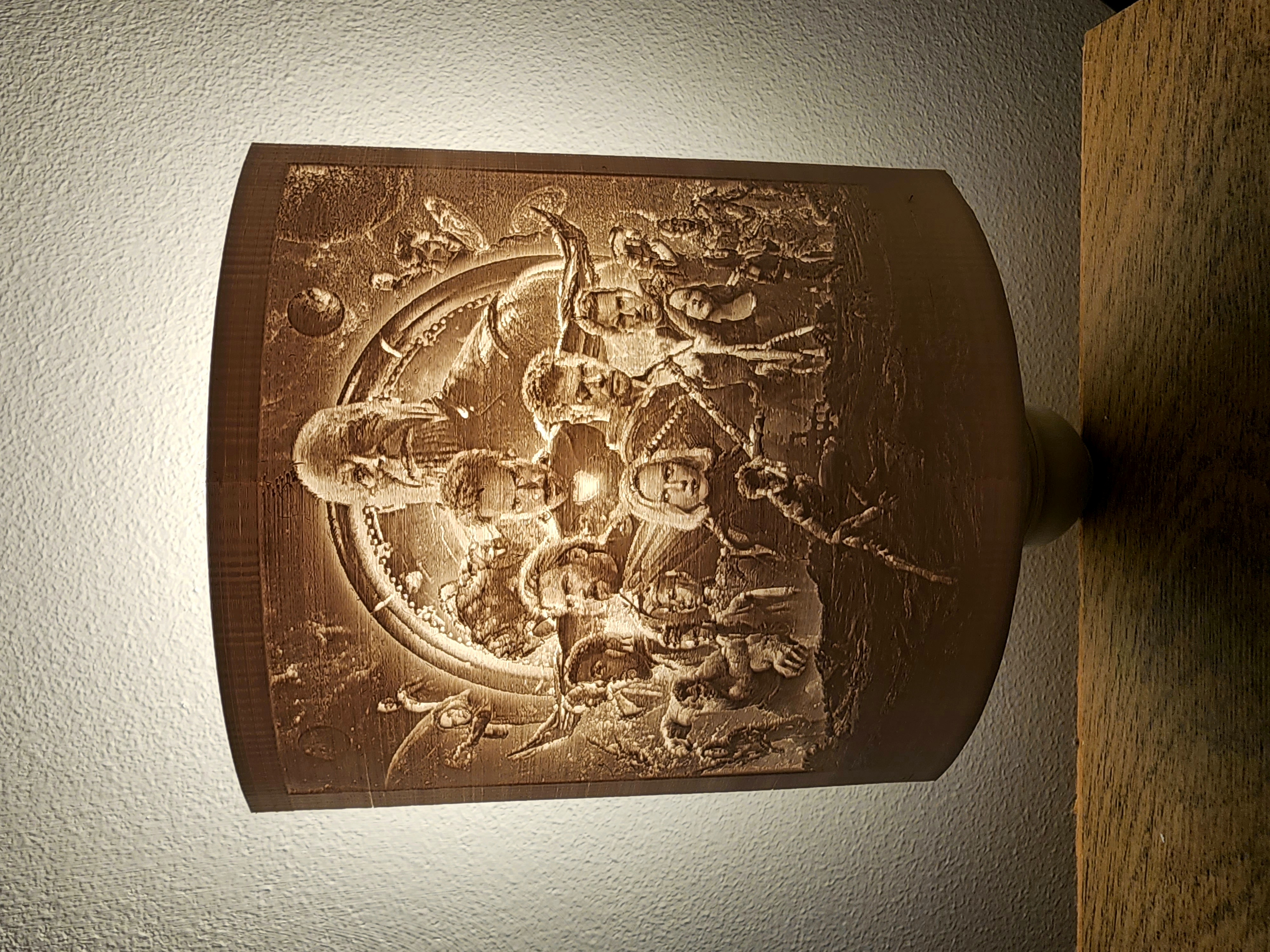 Đèn Ngủ Lithophane "Biệt Đội Siêu Anh Hùng"
