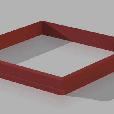 Khuôn Cắt Đất Sét Vuông 4"