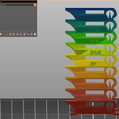 Tháp Nhiệt Độ Cho PLA, PLA PLUS, PETG Trên Prusa XL Có Input Shaper