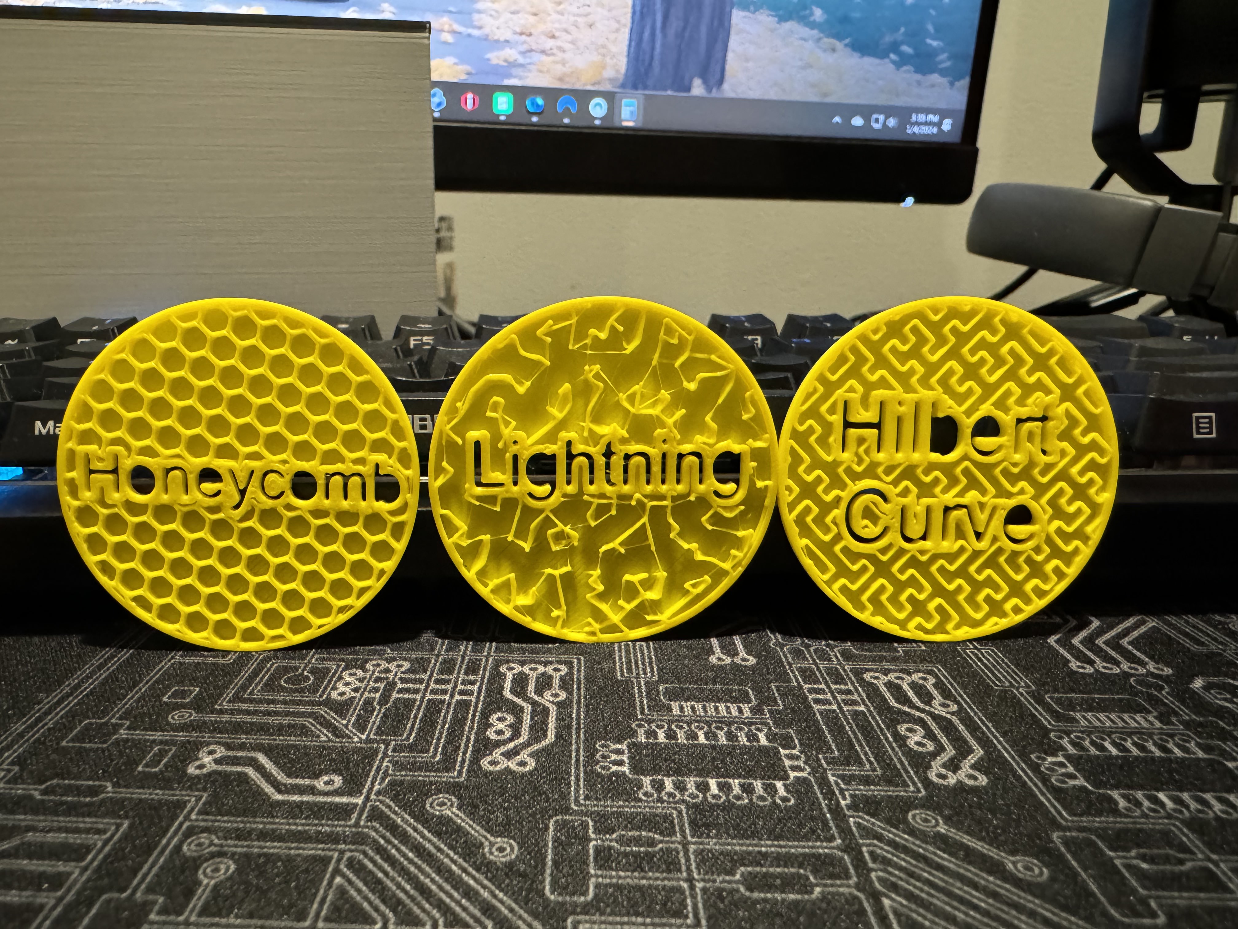 Bambu Lab Infill Swatches - Mẫu Thử Lõi In